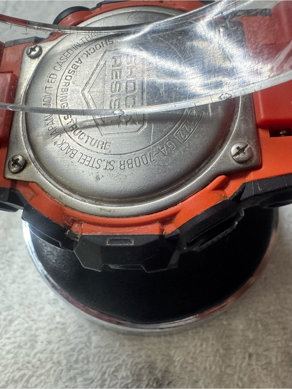Casio G-Shock Black and Orange Rugged Sport Watch - Picture 8 of 9